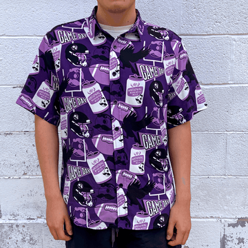 Natty Boh Purple Game Day (Purple) / Hawaiian Shirt – Moonbestprint