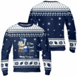 If You Don'T Like Cowboys Merry Kissmyass Santa Mooning Dallas Cowboys Ugly Christmas Sweater 2025 – Moonbestprint