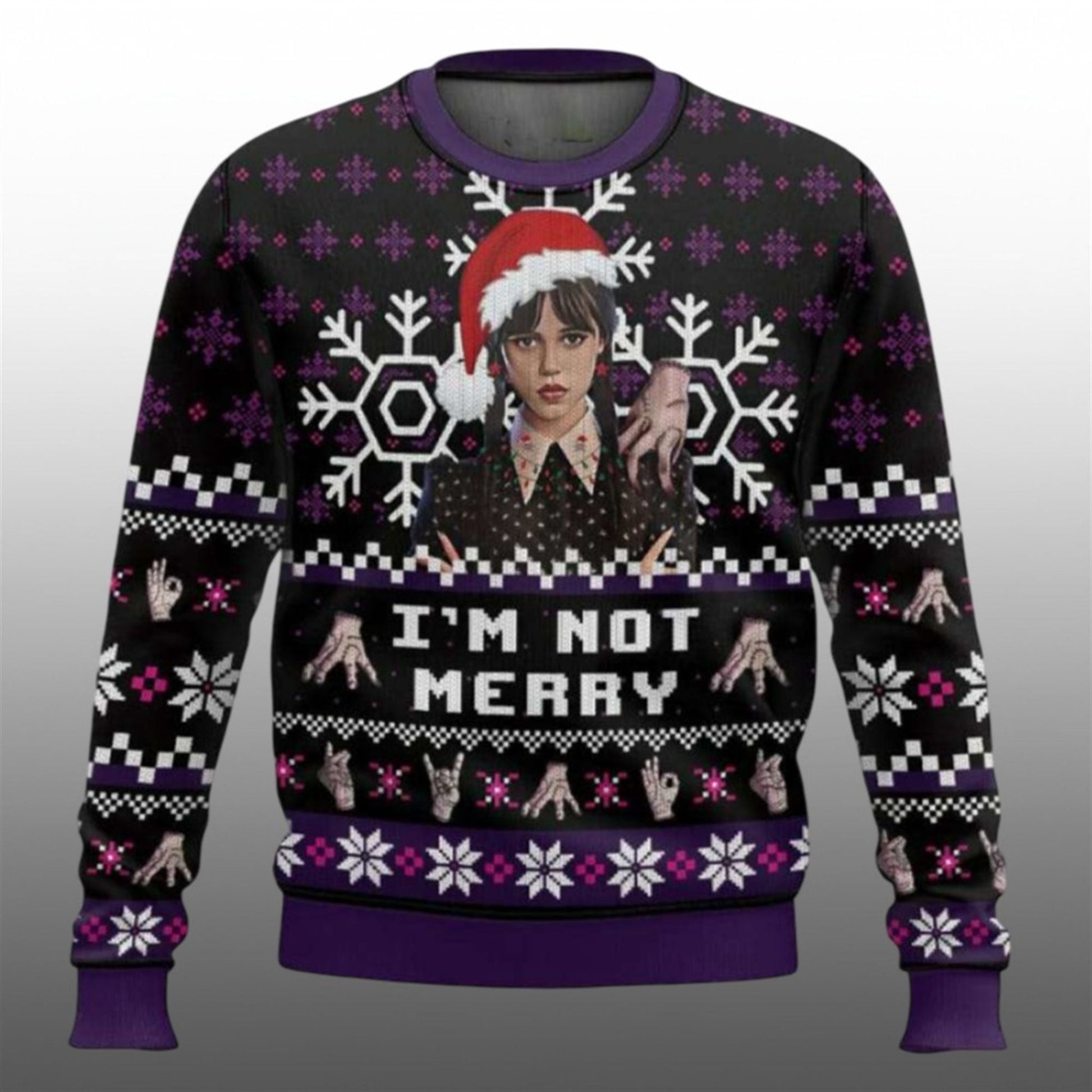 I'm Not Merry Wednesday Ugly Sweater 2026 Christmas - Moonbestprint