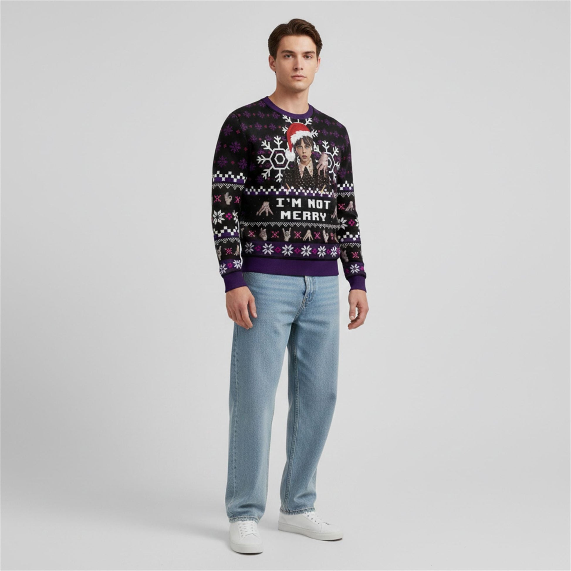 I'm Not Merry Wednesday Ugly Sweater 2026 Christmas - Moonbestprint