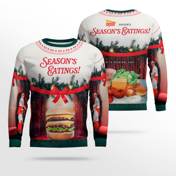 In-N-Out Burger’s Ugly Christmas Sweater 2025 Season's Eatings – Moonbestprint