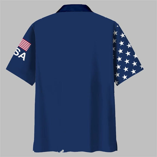 Independence Day Bigfoot Hawaiian Shirt - Moonbestprint