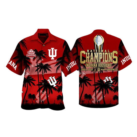 Indiana Hoosiers 2026 National Champions Hawaiian Shirt - Moonbestprint