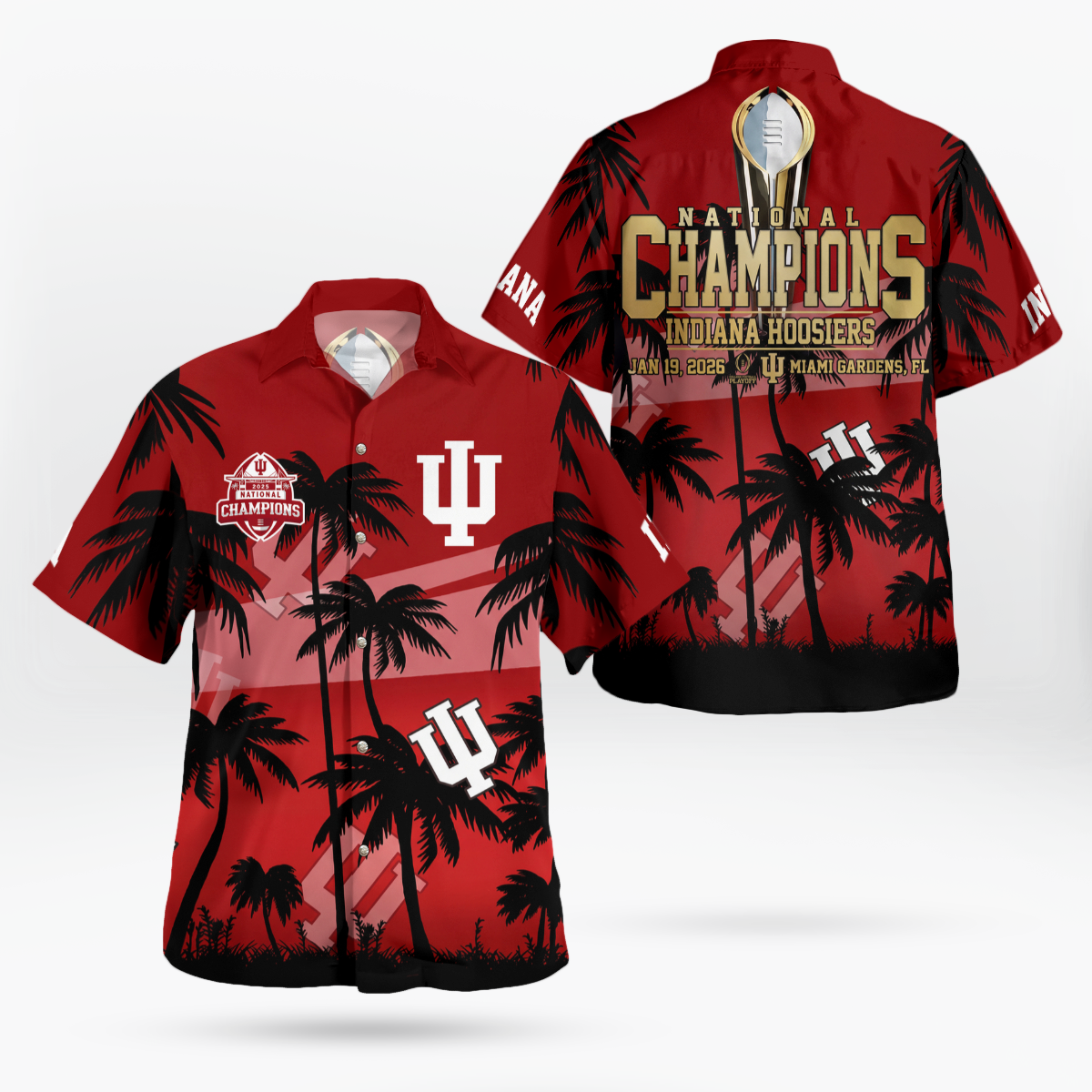 Indiana Hoosiers 2026 National Champions Hawaiian Shirt – Moonbestprint