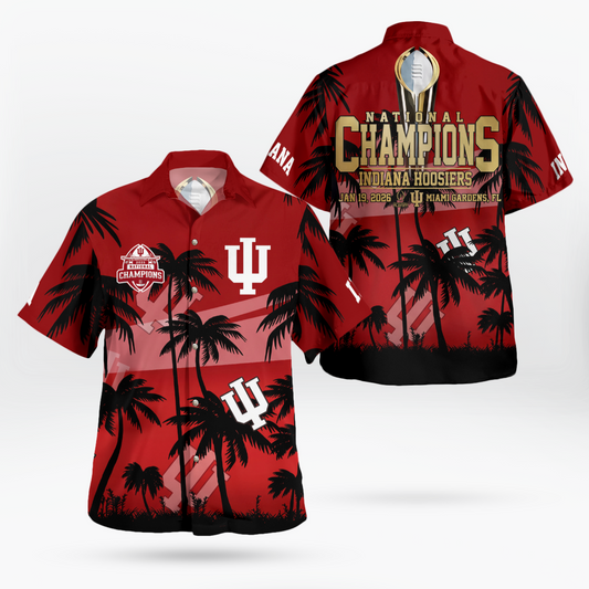 Indiana Hoosiers 2026 National Champions Hawaiian Shirt – Moonbestprint