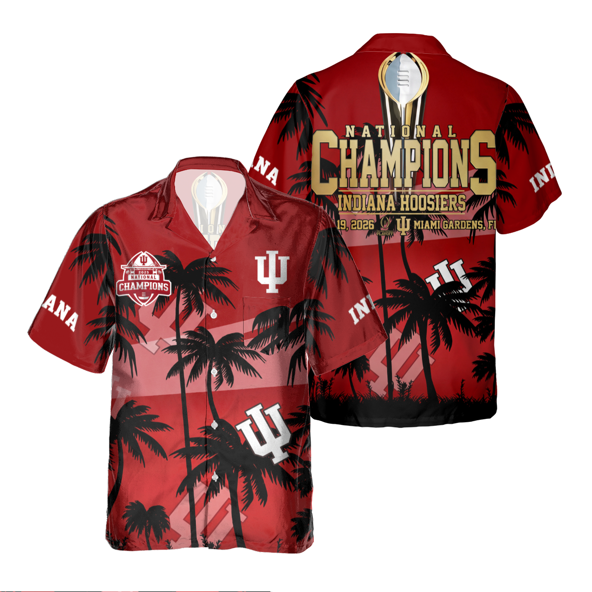 Indiana Hoosiers 2026 National Champions Hawaiian Shirt – Moonbestprint