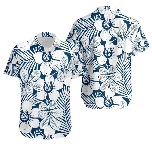 Indianapolis Colts Flower Hawaii Shirt Summer Collection 2, NFL Hawaiian Shirt Moonbestprint