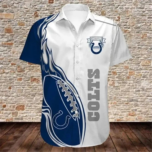 Indianapolis Colts Hawaiian Shirts, NFL Hawaiian Shirt Moonbestprint