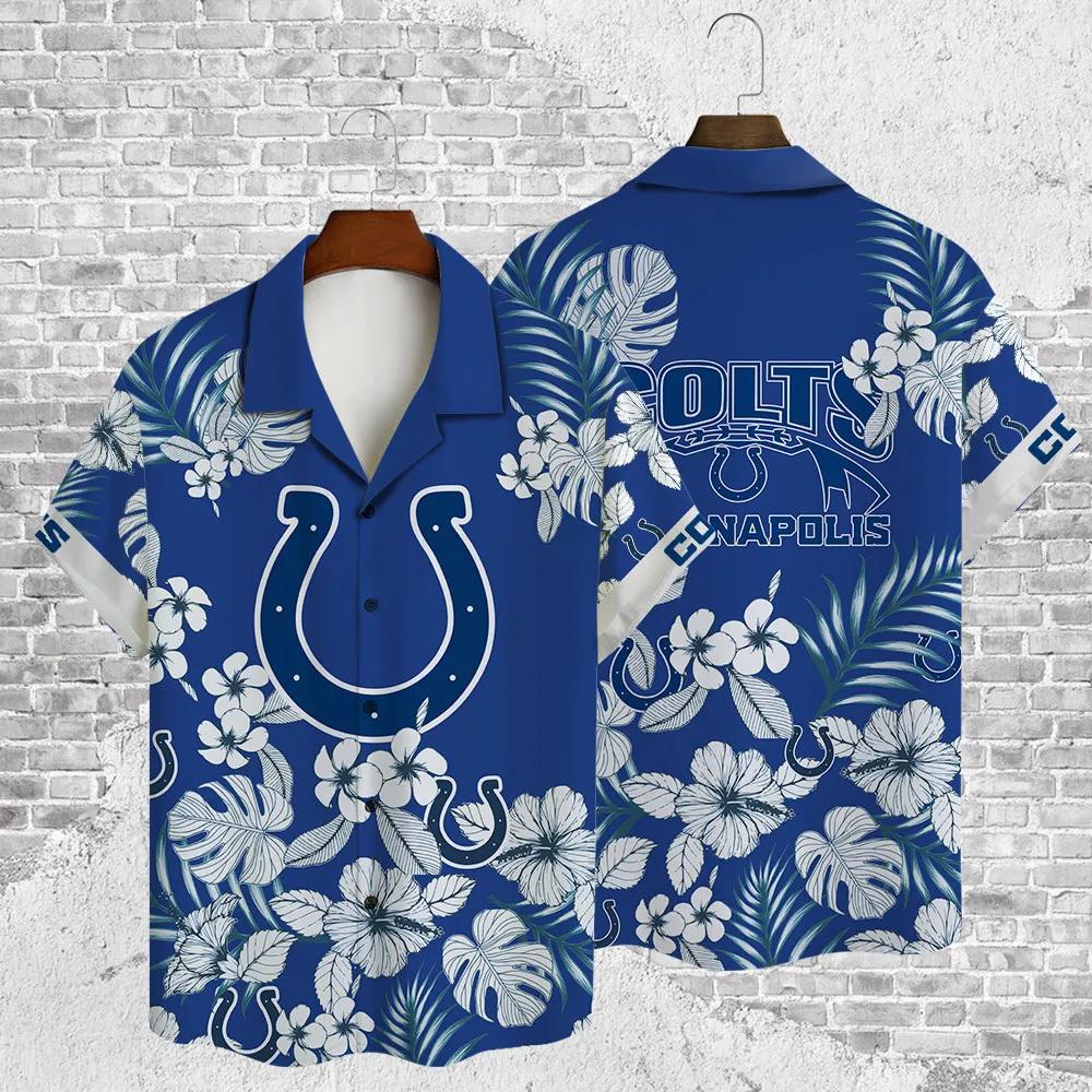 Indianapolis Colts – National Football League AOP Hawaiian Shirt, NFL Hawaiian Shirt Moonbestprint