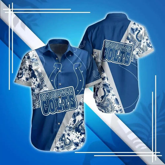 Indianapolis Colts Nfl Hawaiian Sas Style Hot Trending Summer For Awesome Fans, NFL Hawaiian Shirt Moonbestprint