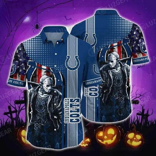 Indianapolis Colts Nfl Hawaiian Shirt New Collection Trending Best Gift For Fans, NFL Hawaiian Shirt Moonbestprint