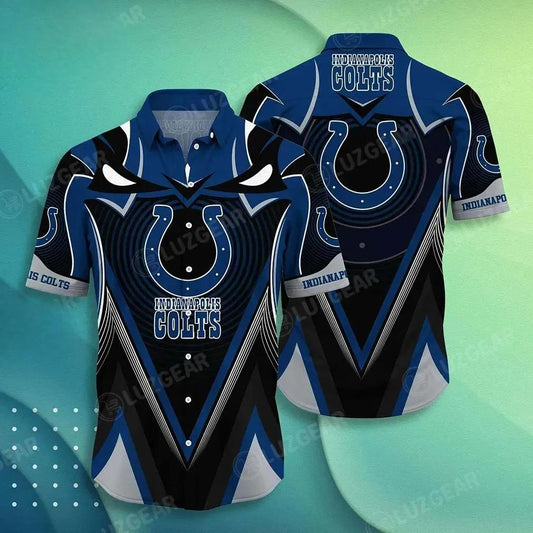 Indianapolis Colts Nfl – Hawaiian Shirt Short Style New Hot Trending Summer Best Gift For Men Women, NFL Hawaiian Shirt Moonbestprint