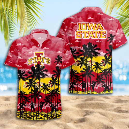 Iowa State Cyclones Hawaiian Shirt Trending Summer, NCAA Hawaiian Shirt Moonbestprint