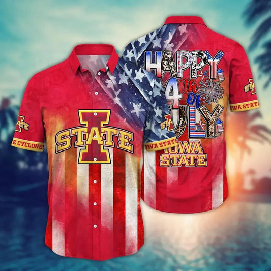 Iowa State Cyclones NCAA Aloha Hawaiian Shirt, NCAA Hawaiian Shirt Moonbestprint