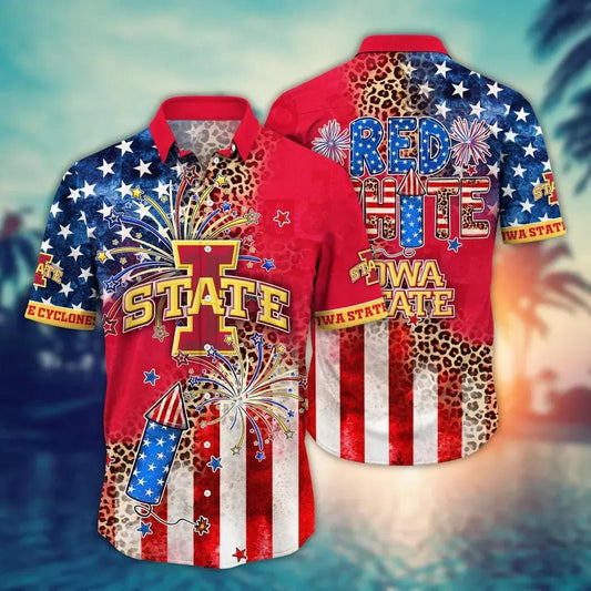 Iowa State Cyclones NCAA Aloha Hawaiian Shirt 2, NCAA Hawaiian Shirt Moonbestprint