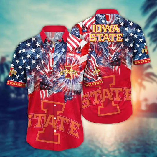 Iowa State Cyclones NCAA Flower Aloha Hawaiian Shirt 10, NCAA Hawaiian Shirt Moonbestprint