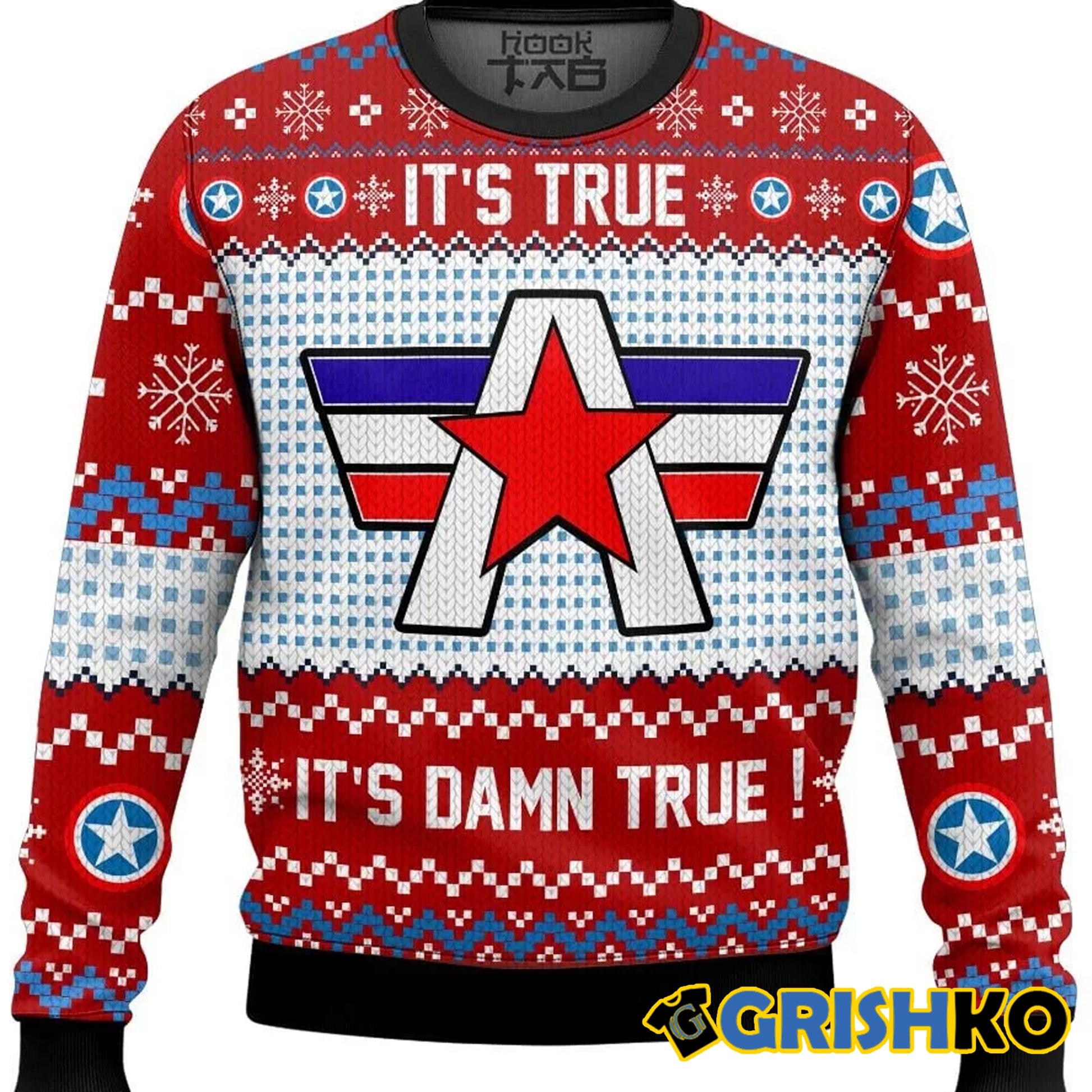It's True, It's Damn True Kurt Angle Ugly Sweater - Moonbestprint
