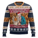 Joe Exotic Tiger King Bet That B! Didn?t Send You A Card Chirsmas Ugly Christmas Sweater – Moonbestprint