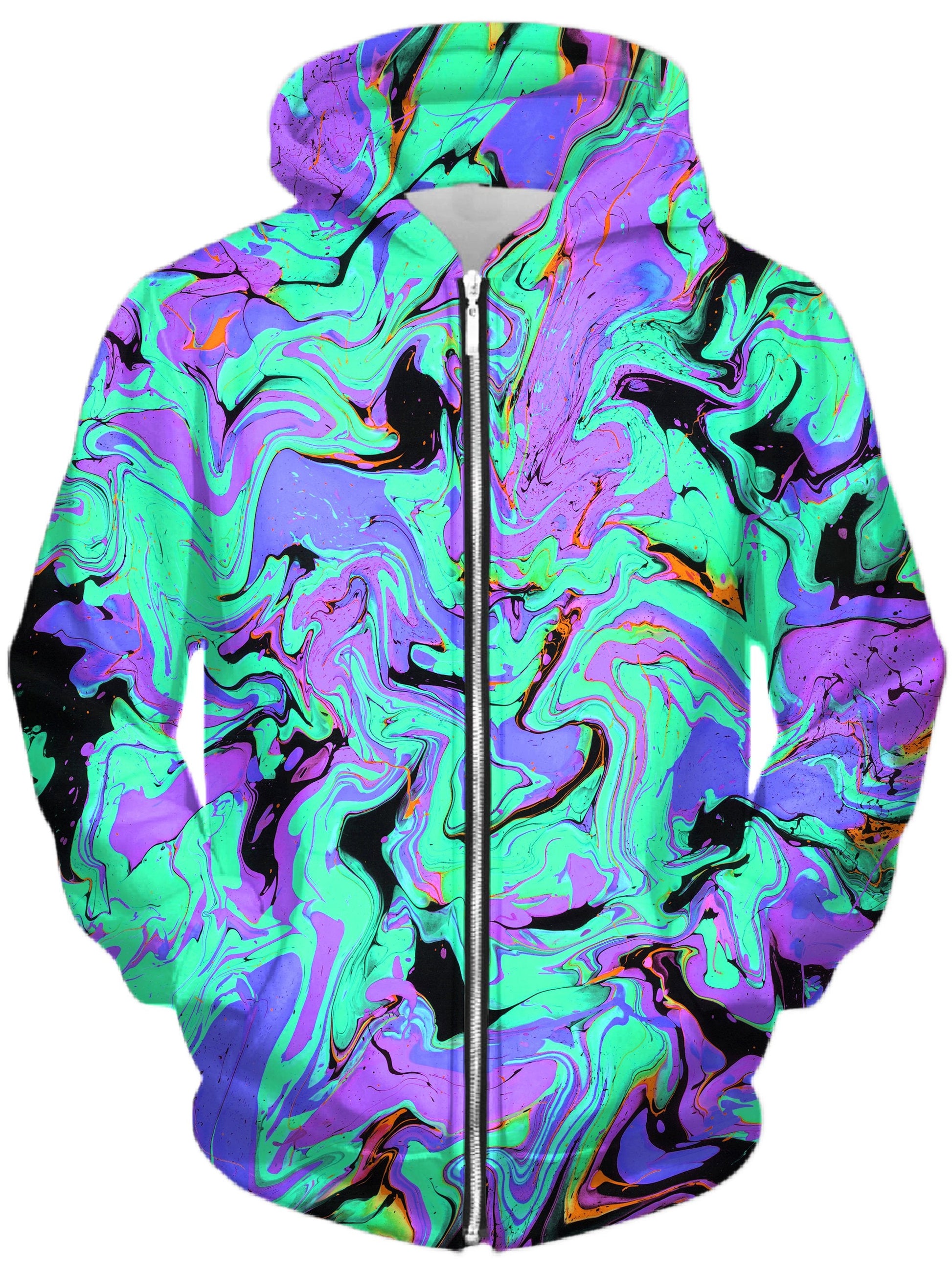 JG Unisex Zip-Up Hoodie -Moonbestprint