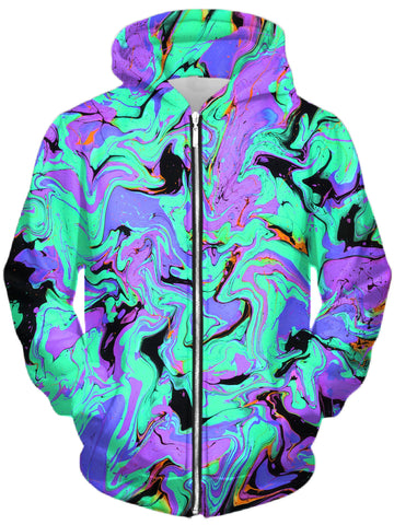 JG Unisex Zip-Up Hoodie -Moonbestprint