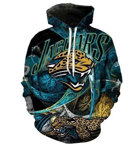 Jacksonville Jaguars 3D Hoodie, NFL Hoodie Moonbestprint