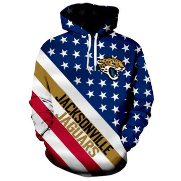 Jacksonville Jaguars American Anniversary 3D Hoodie, NFL Hoodie Moonbestprint