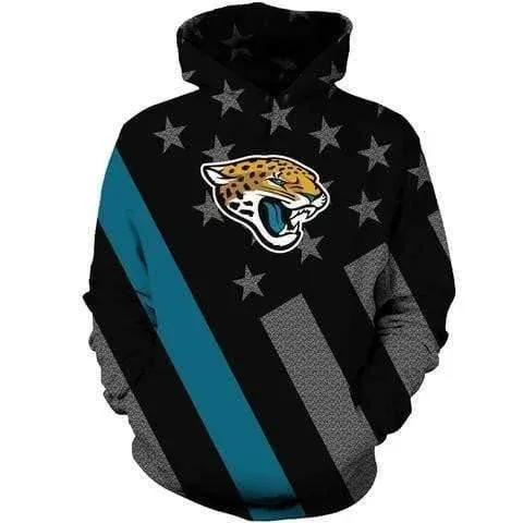 Jacksonville Jaguars Flag American NFL 3D Hoodie, NFL Hoodie Moonbestprint