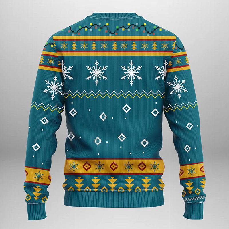 Jacksonville Jaguars Funny Grinch Ugly Christmas Sweater, Grinch Xmas Sweater Moonbestprint