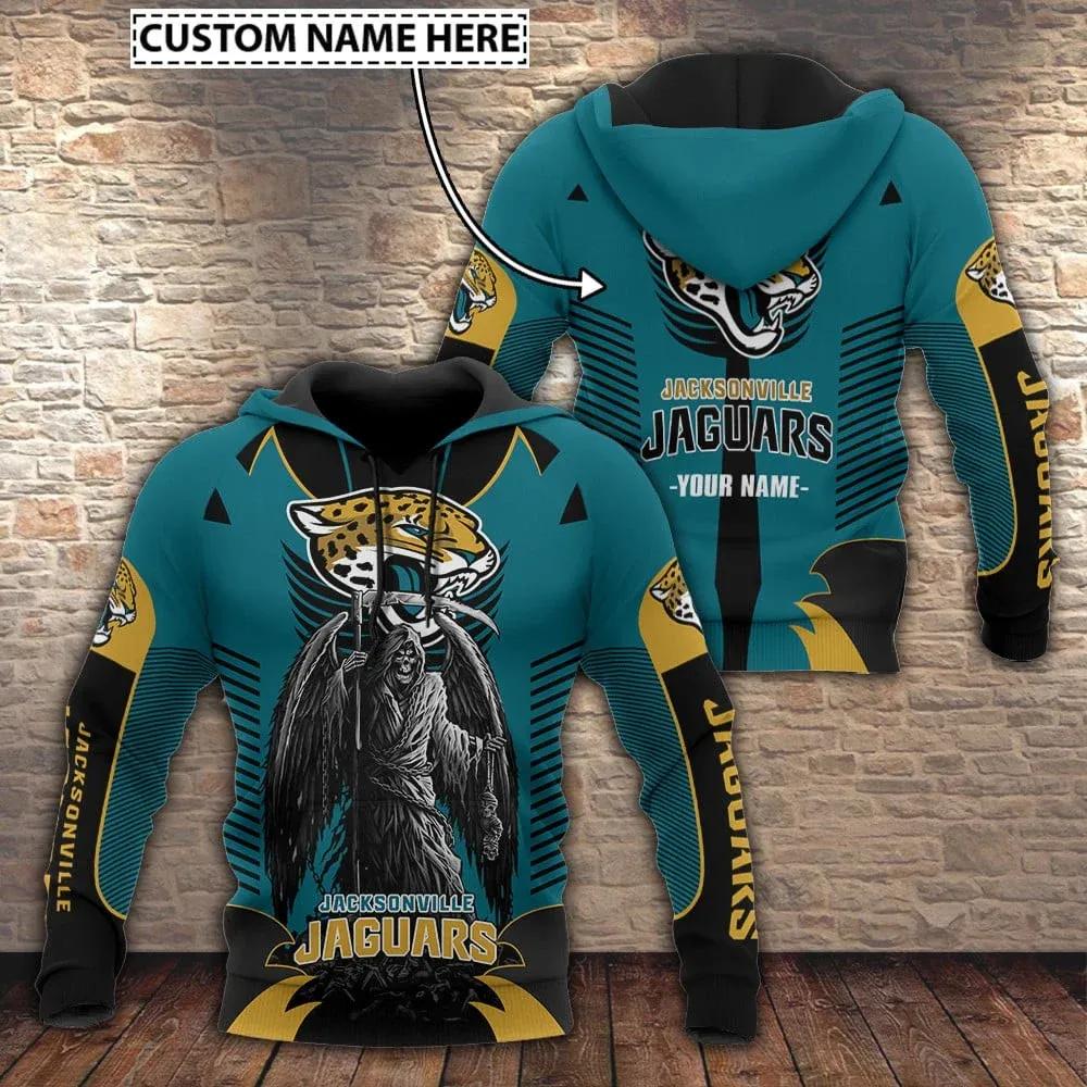 Jacksonville Jaguars Personalized Hoodie, NFL Hoodie Moonbestprint