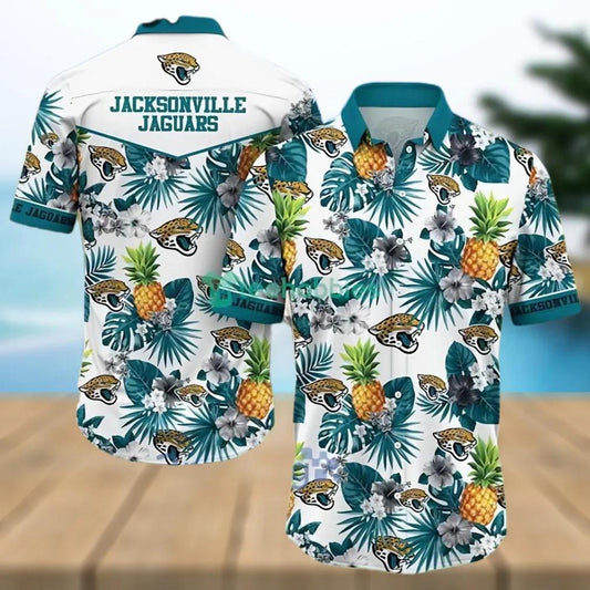 Jacksonville Jaguars Pineapple Tropical Hawaiian Shirt, NFL Hawaiian Shirt Moonbestprint