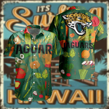 Jacksonville Jaguars Tropical Vegetables Hawaiian Shirt, NFL Hawaiian Shirt Moonbestprint