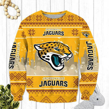 Jacksonville Jaguars Ugly Christmas Sweater, NFL Christmas Sweater Moonbestprint