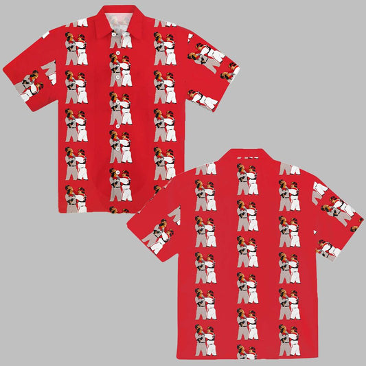 Jason Varitek Alex Rodriguez Brawl Hawaiian Shirt - Moonbestprint