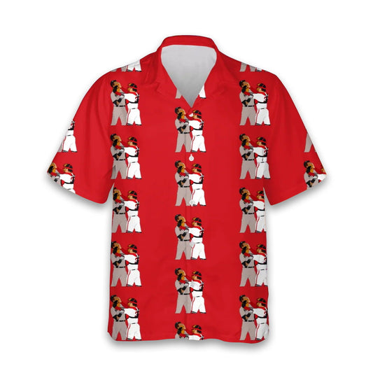 Jason Varitek Alex Rodriguez Brawl Hawaiian Shirt Moonbestprint