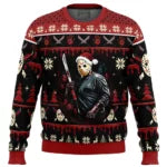 Jason Voorhees Firday the 13th Ugly Christmas Sweater – Moonbestprint