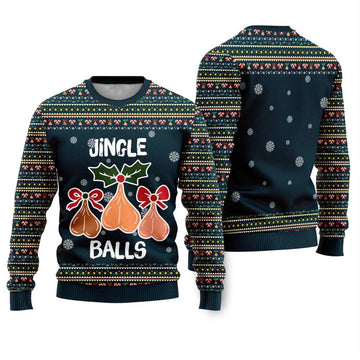 Jingle Balls Ugly Christmas Sweater - Moonbestprint