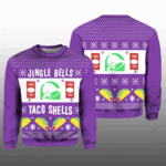 Jingle Bells Taco Shells Fire Ugly Christmas Sweater 2025 – Moonbestprint