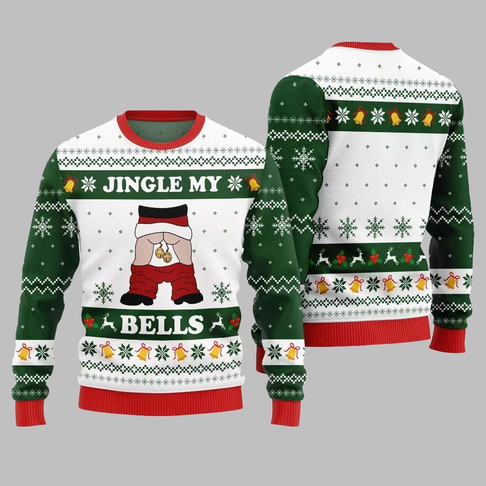 Jingle My Bells Ugly Sweater Christmas 2026 - Moonbestprint