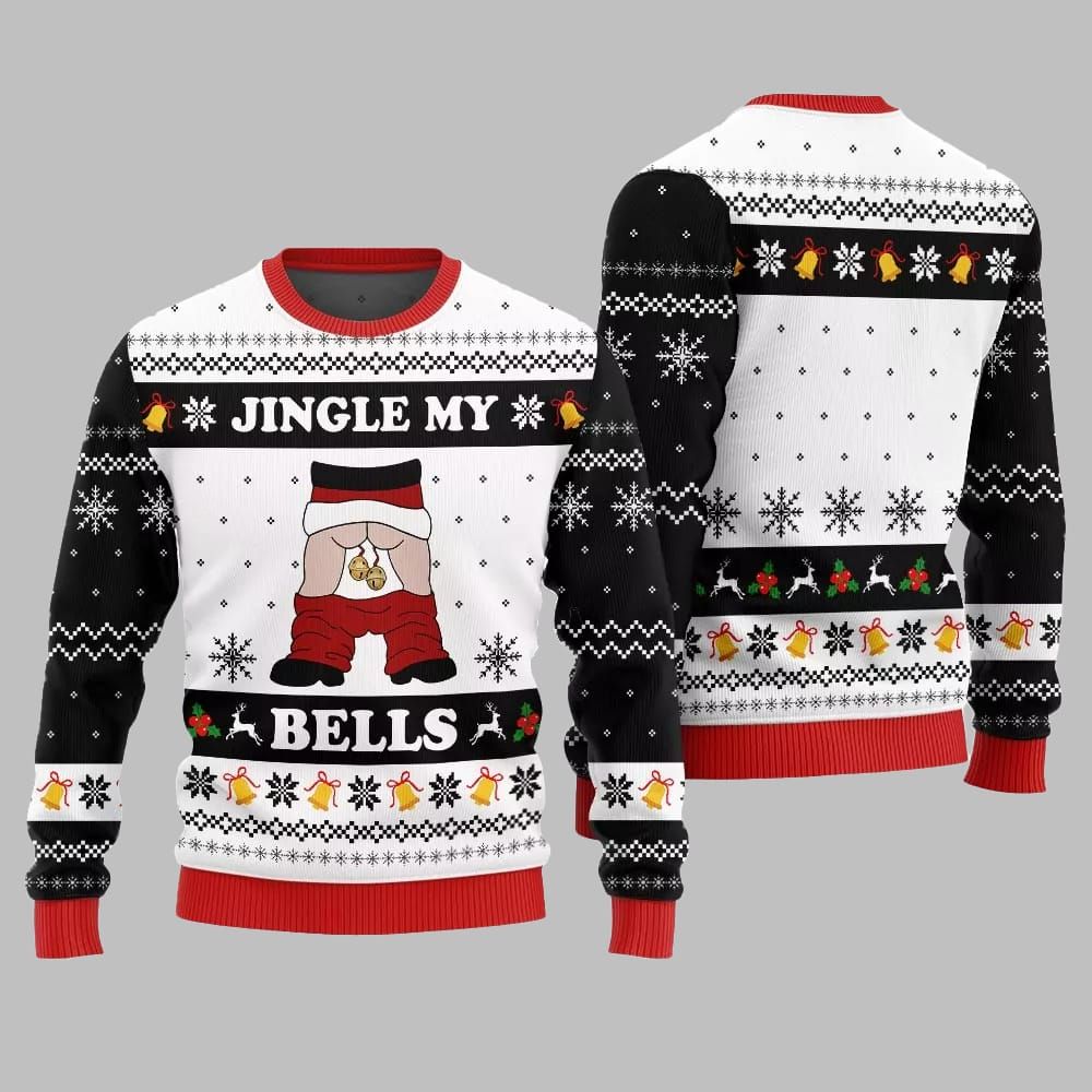 Jingle My Bells Ugly Sweater Christmas 2026 - Moonbestprint