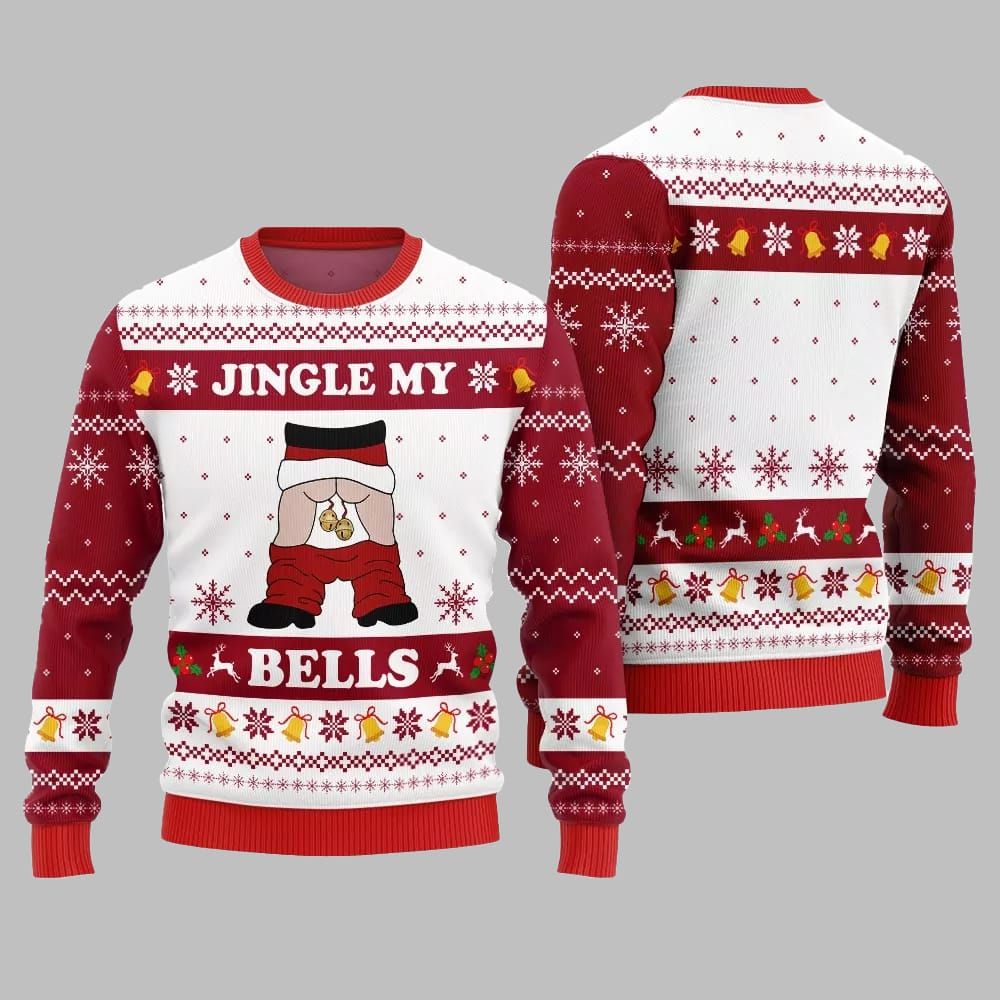 Jingle My Bells Ugly Sweater Christmas 2026 - Moonbestprint