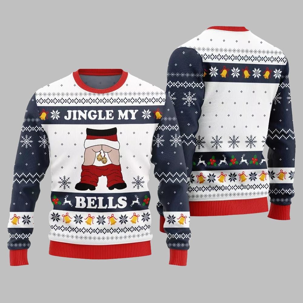 Jingle My Bells Ugly Sweater Christmas 2026 - Moonbestprint