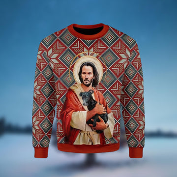John Wick Funny Christmas Ugly Sweater - Moonbestprint