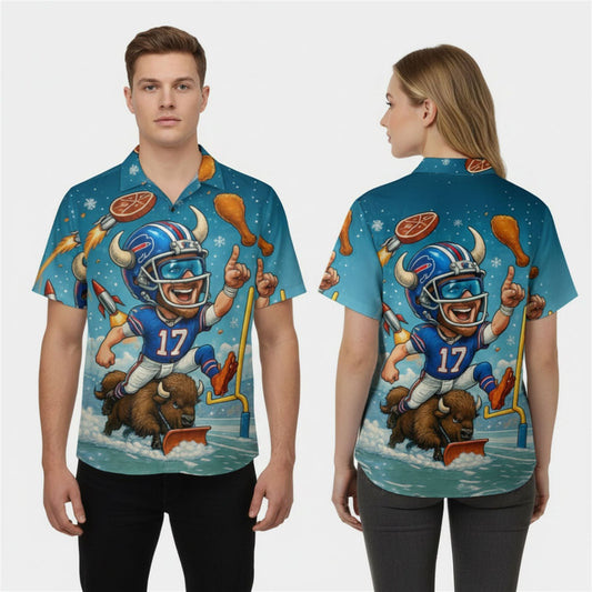 Josh Allen Buffalo Football Hawaiian Shirt - Moonbestprint
