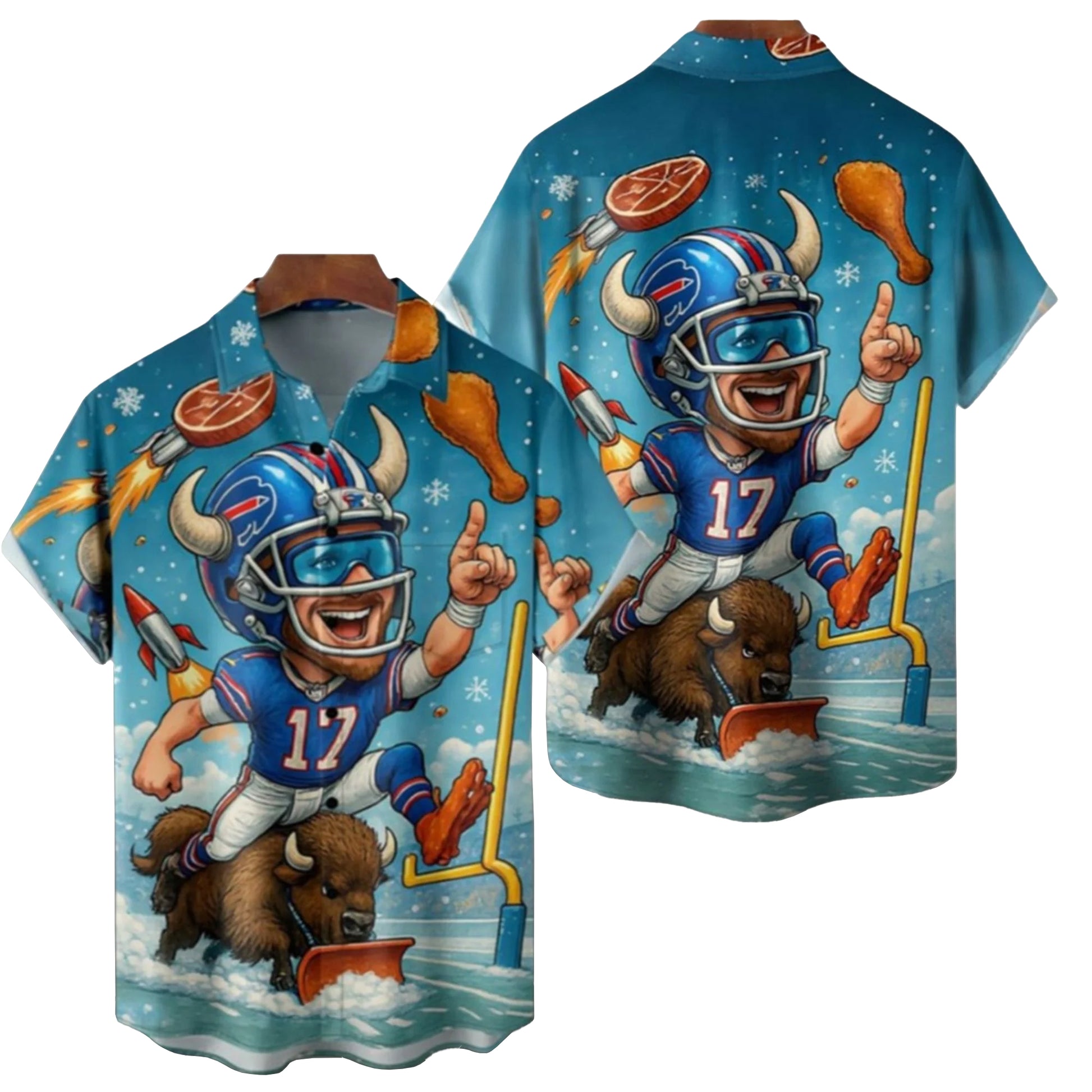 Josh Allen Buffalo Football Hawaiian Shirt – Moonbestprint