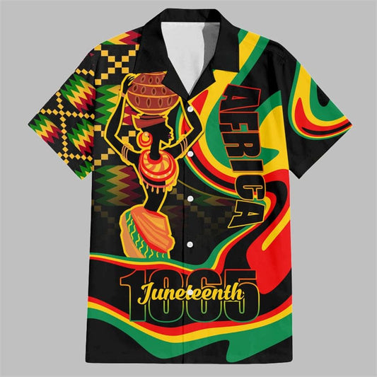 Juneteenth 2025 Hawaiian Shirt 1865 Freedom Day - Moonbestprint