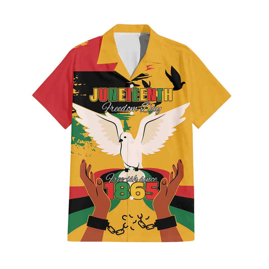 Juneteenth African American Hawaiian Shirt- Moonbestprint