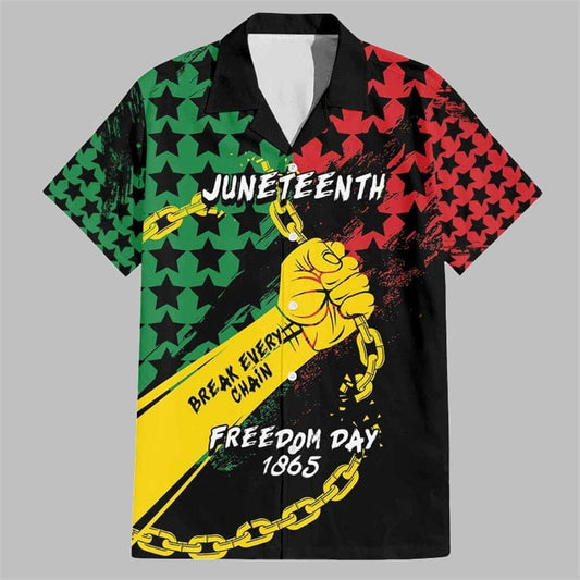 Juneteenth Break Every Chain Freedom Day 1865 Hawaiian Shirt - Moonbestprint