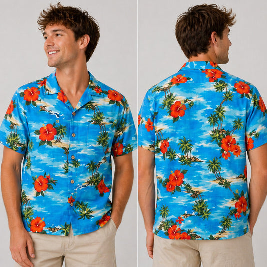 Justin Bieber Hibiscus Palm Tree Hawaiian Shirt 2026 – Moonbestprint