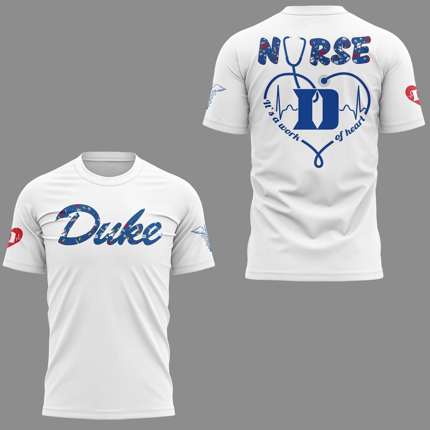 Limited Edition Duke Blue Devils NURSES NIGHT TShirt | KT44 Moonbestprint