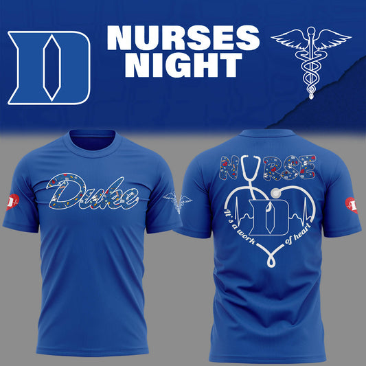Limited Edition Duke Blue Devils NURSES NIGHT TShirt | SR51 Moonbestprint